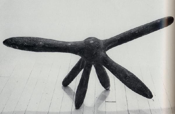 Walking Ball, 1959<br />Bronze<br />18 x 37 inches